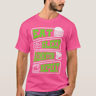 T-shirt Shuttlecock Club Outfit For Players Entraîneurs Fa