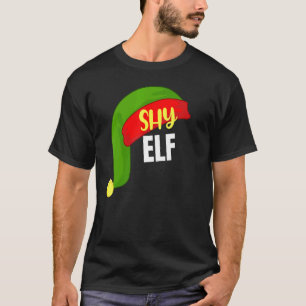 T-shirt Shy Elf Matching Family Group Christmas Party Paja