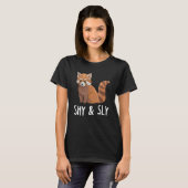 T-shirt Shy & Sly Pour Un Expert Panda Rouge (Devant entier)
