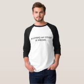 T-shirt SI AIMER MON COUSIN EST ERRONÉ…, I… - Customisé (Devant entier)