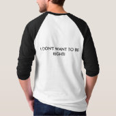 T-shirt SI AIMER MON COUSIN EST ERRONÉ…, I… - Customisé (Dos)