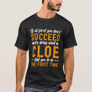 T-shirt Si au début vous n'avez pas réussi essayez de fair