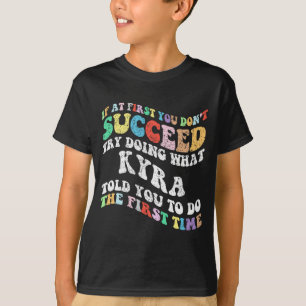 T-shirt Si au début vous n'avez pas réussi essayez de fair