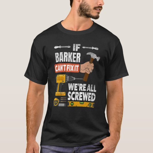 T-shirt Si Barker custom name ne peut pas résoudre le prob (Devant)