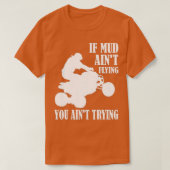 T-shirt Si Boud Aint Volant VTT Quad Quatre Roues À Riding (Design devant)