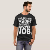 T-shirt Si ça empire (Devant entier)