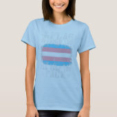 T-shirt Si Ce Drapeau Vous Offense Trans Rainbow Pride (Devant)