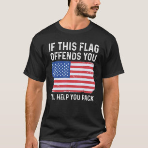 T-shirt Si Ce Drapeau Vous Offense, Vous Aiderez À Emballe