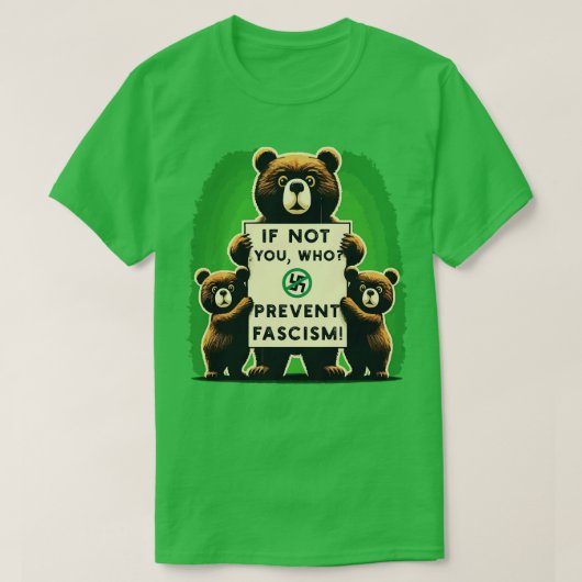 T-shirt Si Ce N'Est Vous Qui Empêchez Le Fascisme (Design devant)