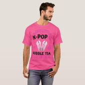 T-shirt Si cela implique K-Pop Bubble Tea K-Pop (Devant entier)