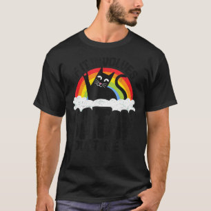 T-shirt Si cela implique Satan, comptez-moi dans Chat Méta