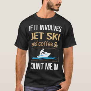 T-shirt Si cela implique un scooter des mers en café