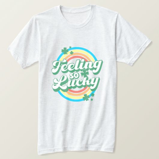 T-shirt si chanceux (Design devant)