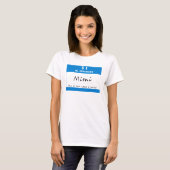 T-shirt "SI, chiamano Mimi de MI " (Devant entier)