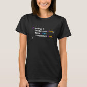 T-shirt Si Coder casques 100 Programme de développement lo (Devant)