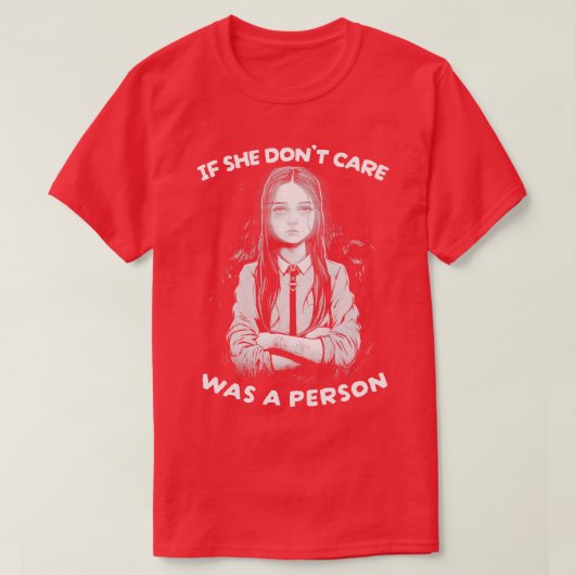 T-SHIRT SI ELLE NE S'OCCUPE PAS (Design devant)