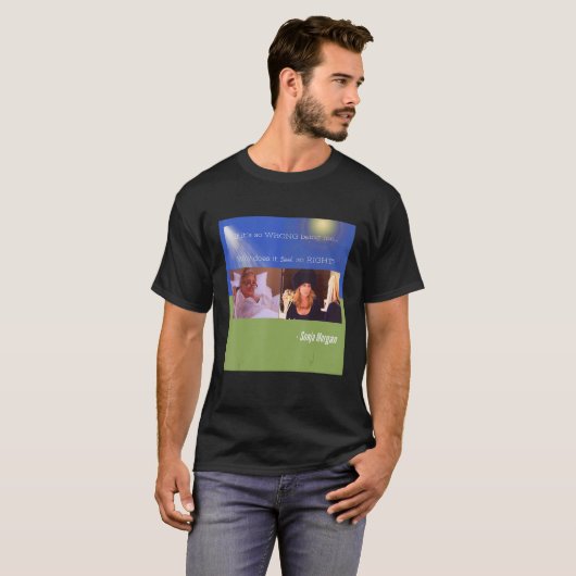 T-shirt Si itu2019s si mal être moi, pourquoi cela me semb (Devant entier)