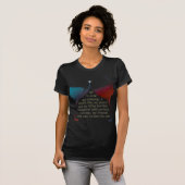 T-shirt Si je vais jamais manquer… le vin d'amusement (Devant entier)