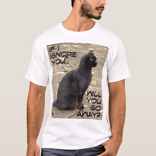 T-shirt Si je vous ignore… (Devant)