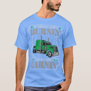 T-shirt Si la peinture Diesel brûle, alors je peins le cam