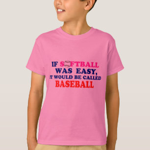 T-shirt Si le base-ball était facile….