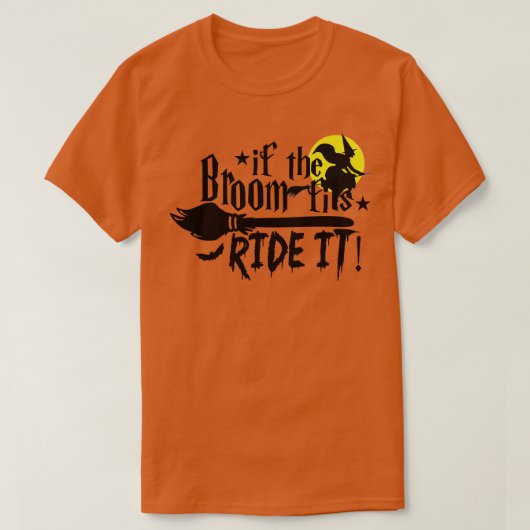 T-shirt Si Le Broom Convient À Ride Il Sorcière Halloween  (Design devant)