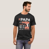 T-shirt Si le papa ne peut pas le fixer (Devant entier)