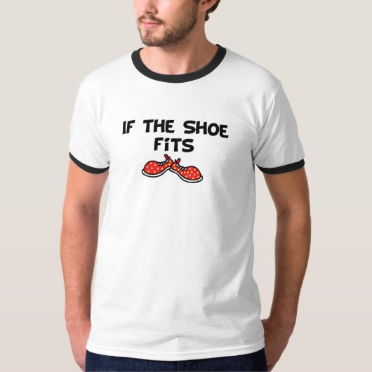 T-shirt Si les ajustements de chaussure (Devant)