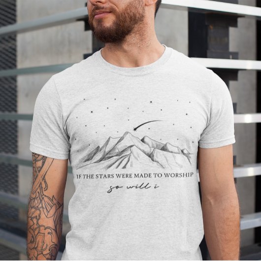 T-shirt Si Les Étoiles Étaient Faites Pour Adorer Un T-shi
