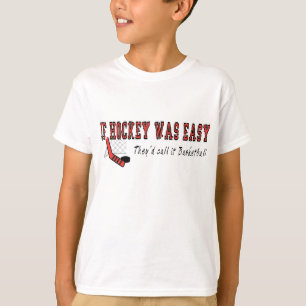 T-shirt Si l'hockey était facile