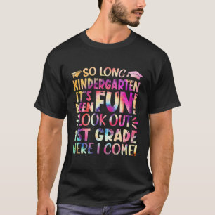 T-shirt Si Long Kindergen Regardez 1Ème Année Je Viens