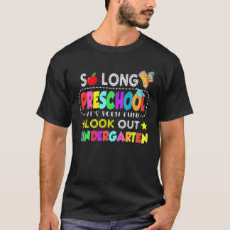 T-shirt Si Longs Jardin D'Enfants D'Enfants Ici Je Viens P
