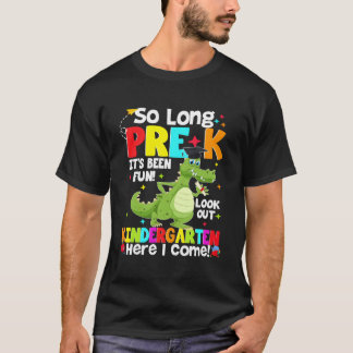 T-shirt Si Longtemps Pré-K jardin d'enfants ici je viens D