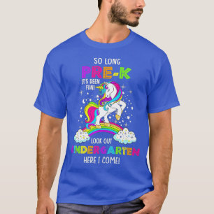 T-shirt Si Longtemps PréK jardin d'enfants ici je viens Un