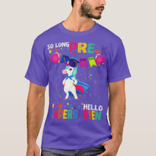 T-shirt Si Longtemps PréK jardin d'enfants ici je viens Un