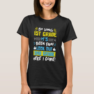 T-shirt Si longue 1ère année ici je viens Graduation 2e an