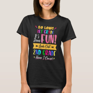 T-shirt Si longue 1ère année regardez dehors 2e année ici