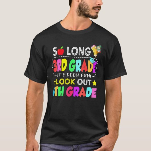 T-shirt Si longue 3e année 4e année ici 3e année (Devant)