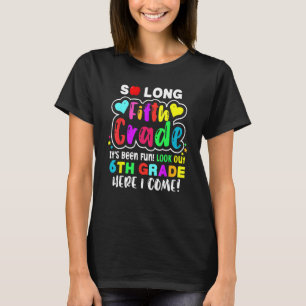 T-shirt Si Longue 5ème Année Ici Je Viens Milieu Dernier D