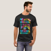 T-shirt Si Longue École Secondaire Regardez Le Lycée Ici (Devant entier)