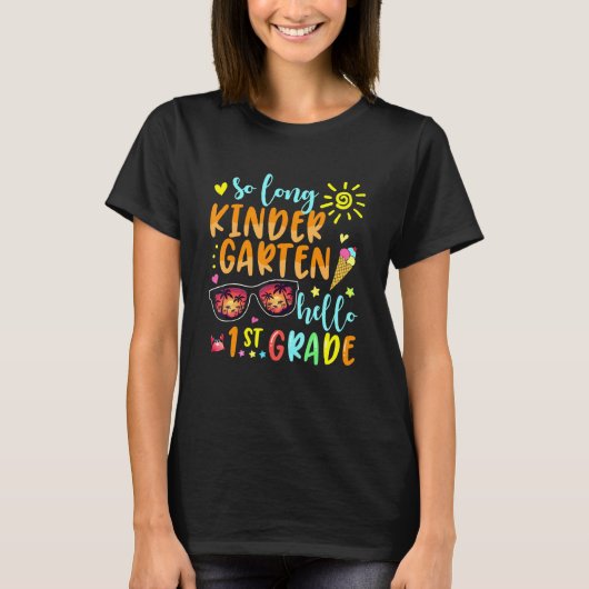 T-shirt SI LONGUE KINDERGARTEN HELLO 1ère GRADE Professeur (Devant)