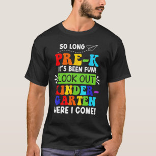 T-shirt Si Longue Maternelle De L'École Préscolaire Ici Je