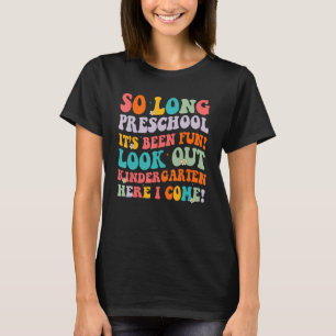 T-shirt Si Longue Maternelle De L'École Préscolaire Ici Je