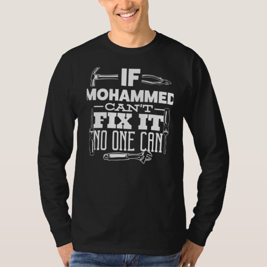 T-shirt Si Mohammed ne parvient pas à le réparer, personne (Devant)