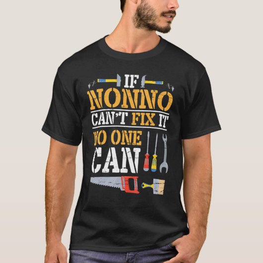 T-shirt Si Nonno ne parvient pas à le réparer, personne ne (Devant)