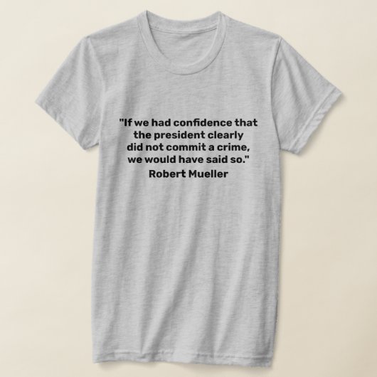 T-shirt "Si nous avions confiance" Citation de Mueller T-S (Poser)