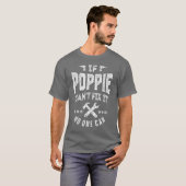 T-shirt Si Poppie ne peut pas le réparer (Devant entier)