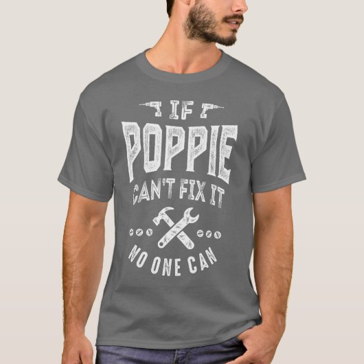 T-shirt Si Poppie ne peut pas le réparer (Devant)