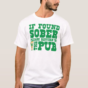 T-shirt Si svp retour SOBRE trouvé à la publication