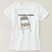 T-shirt Si tu sais, tu sais (Design devant)